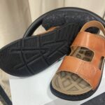 Sandales hommes cuir